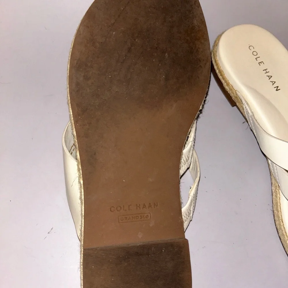 Authentic Cole haan florets flat slide sandal